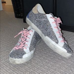 Sparkly and fun Golden Gooses